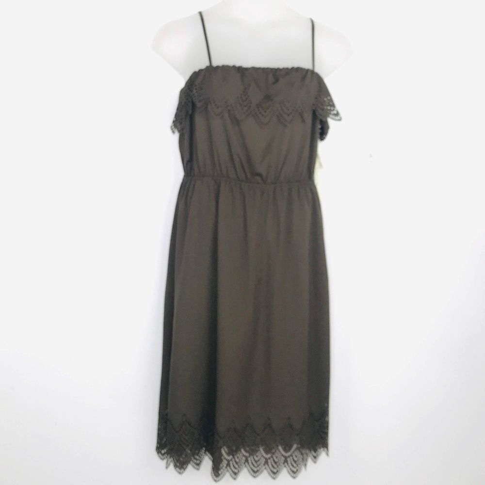 Kenzie Spaghetti Strap Lace Halter Cut Out Dress